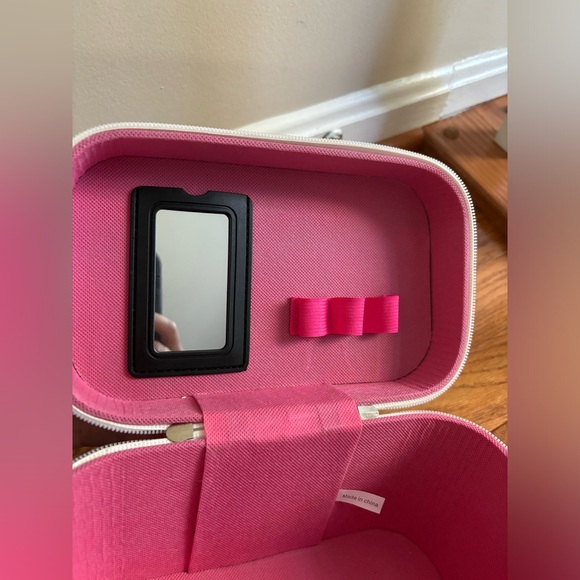 SHEIN Halloween Pink Ghost Makeup Vanity Mirror Cosmetic Bag Case - Picture 10 of 12